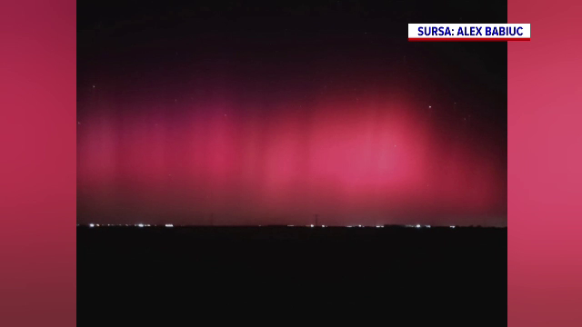 De ce a apărut aurora boreală pe cerul României. „A fost o furtună magnetică destul de puternică”