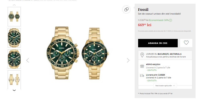 Ceasuri fashion days black friday