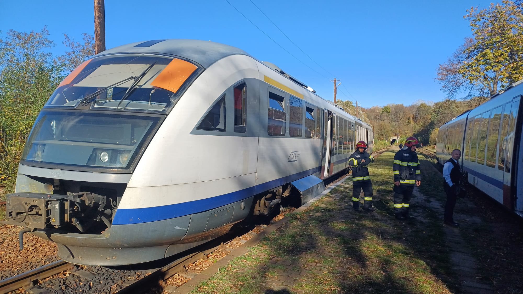 incendiu tren