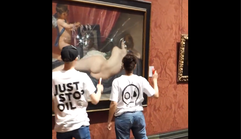 Activiștii au distrus cu ciocane pictura „Venus Rokeby”, expusă la Galeria Naţională din Londra