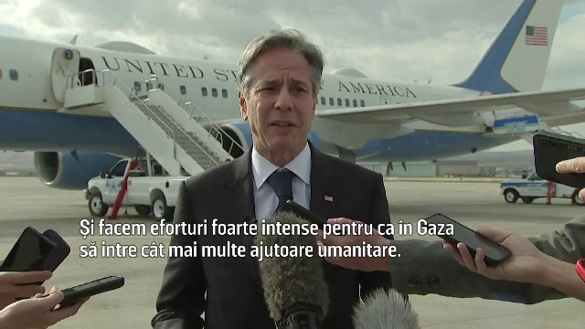Antony Blinken, îngrijorat că Israelul nu ar avea o strategie de ieșire din război. Armata israeliană a încercuit orașul Gaza