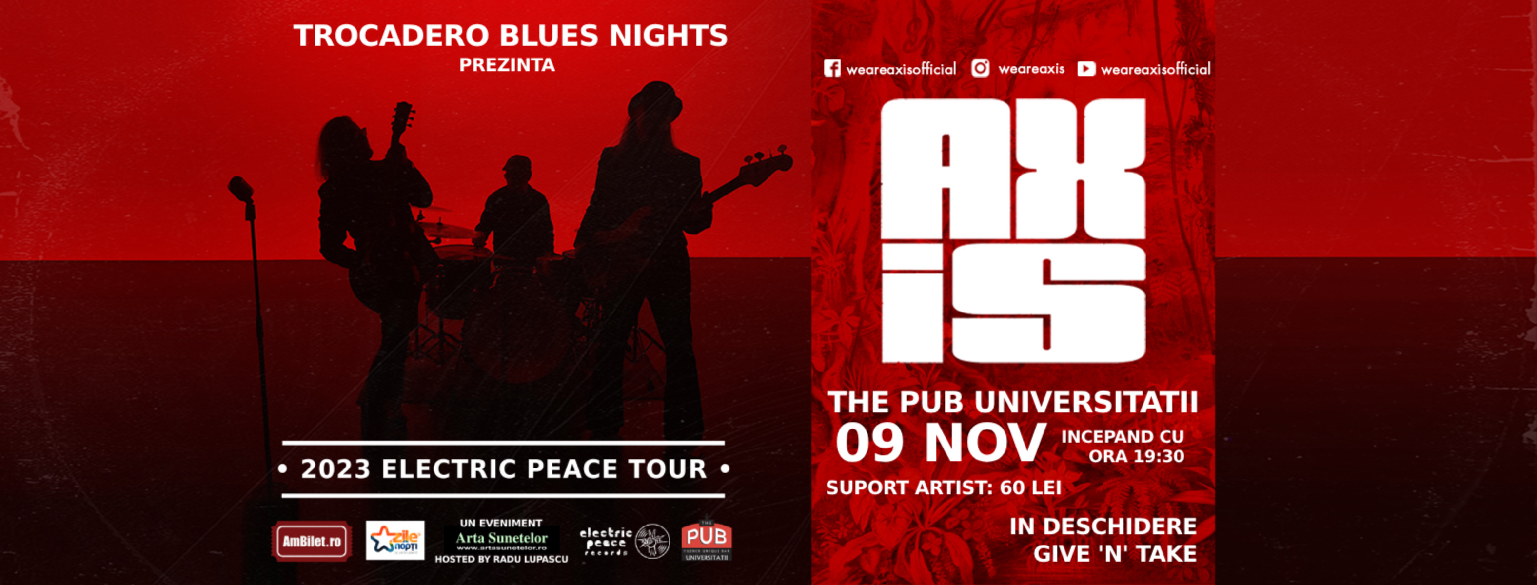 Un concert de rock care nu trebuie ratat. Timișorenii de la AXiS își promovează noul album, ”Electric peace”, în București