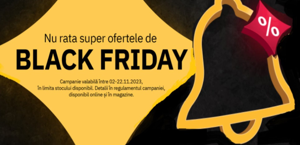 Black Friday 2023 la Altex și Media Galaxy a început. Cât durează reducerile și cum să nu te păcălești