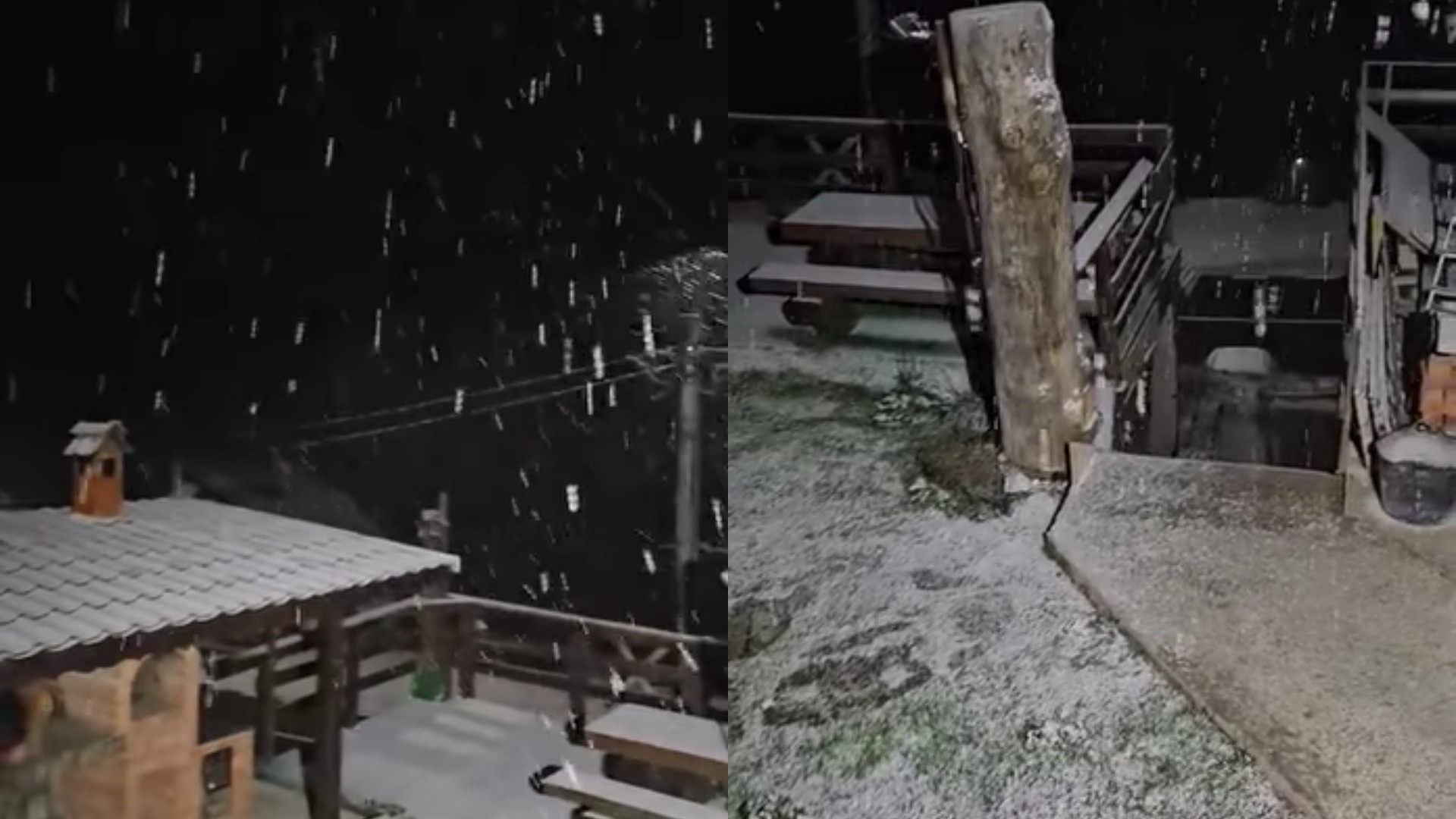 A venit iarna la munte. La Rânca s-a depus deja primul strat de zăpadă | VIDEO