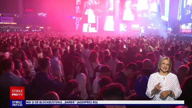 Călătorie în timp. „Mileul de pe televizor” a trezit nostalgia petrecăreților care s-au distrat noaptea trecută la Romexpo