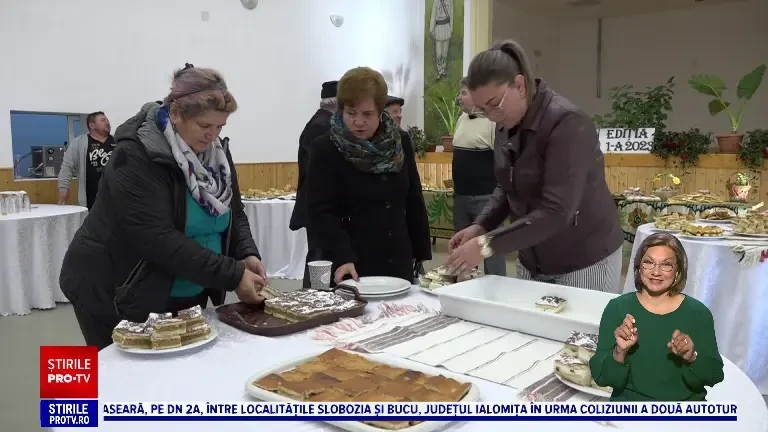 Desfătare cu plăcinte în Alba, înainte de începerea postului Crăciunului. A fost o adevărată sărbătoare a gustului