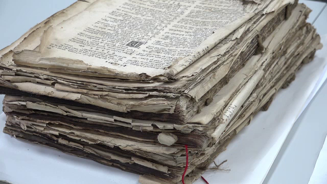 Manuscrise și cărți vechi, salvate de la distrugere, la Alba Iulia. Prețul pentru un singur exemplar poate depăși 2.500 de €