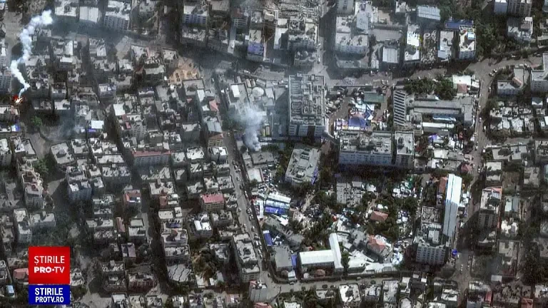 Scene apocaliptice în Gaza. Occidentul presează Israelul să protejeze civilii rămași captivi în spitalele din enclavă