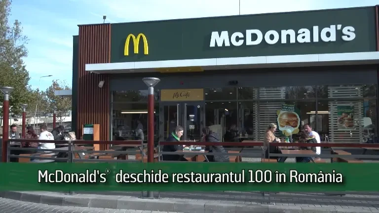 (P) McDonald’s® deschide restaurantul 100 în România