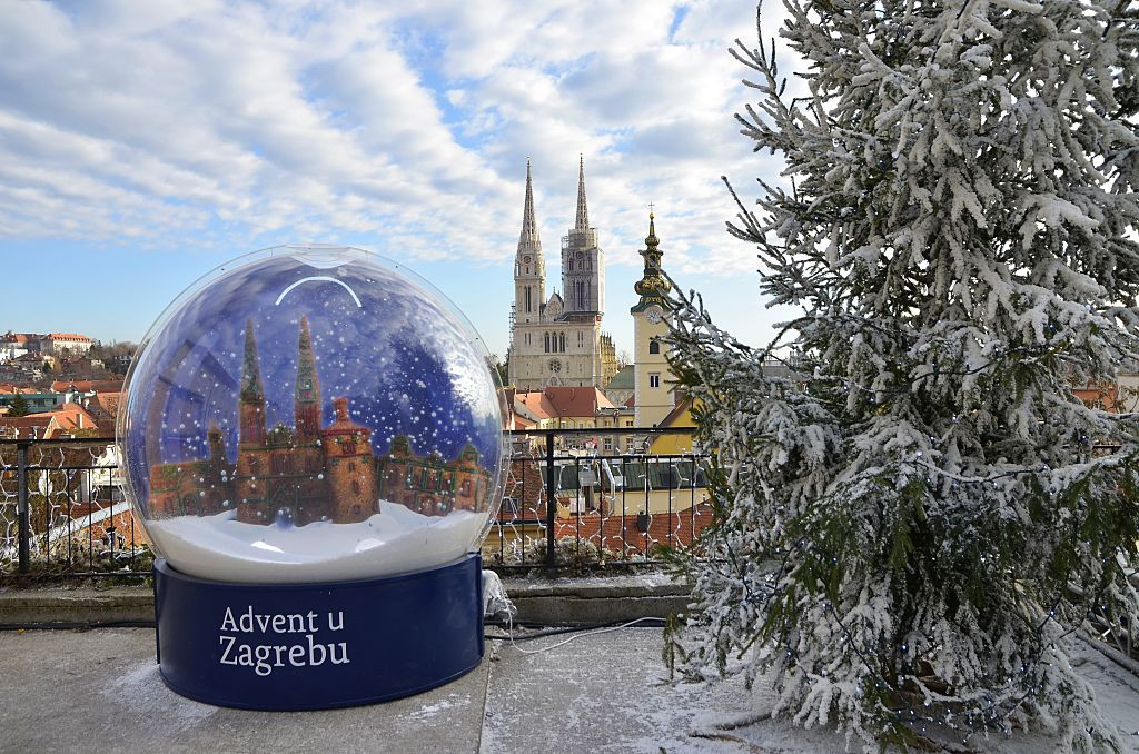 t&acirc;rg de crăciun Zagreb