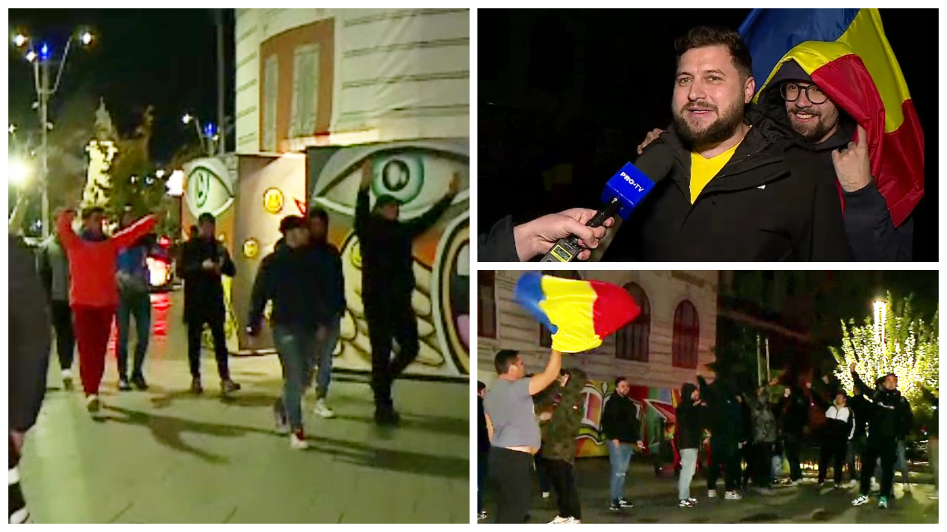 „Am plâns de fericire”. După ani plini de dezamăgiri, fanii naționalei României au ocupat din nou Piața Universității