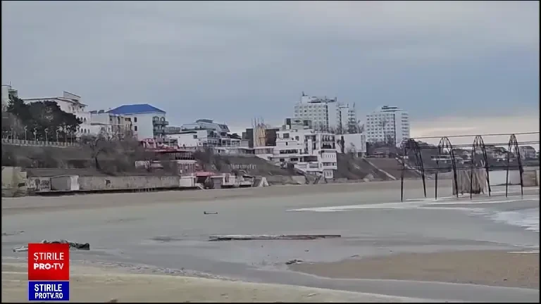 ANIMAȚIE. Ciclonul Federico a provocat un fenomen ieșit din comun pentru România, numit „storm surge”