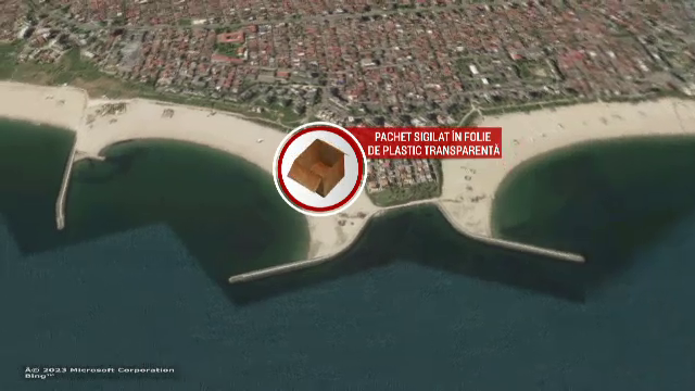 Coletul cu substanță albă a fost descoperit pe plaja din Constanța de un bărbat care își plimba câinele