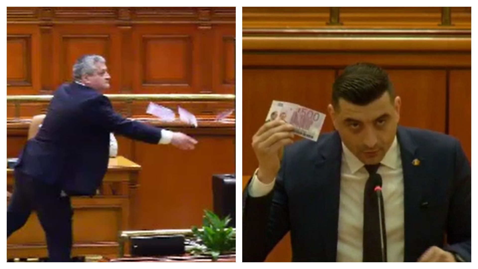 "Luați maimuța lui Ciolacu de pe noi". Circ și vorbe grele în Parlament, după apariția dosarului vaccinurilor