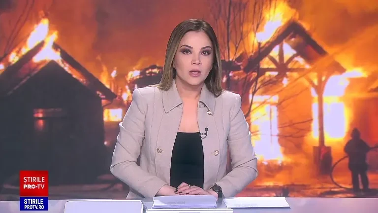 „La cine să apelăm?”. O familie din Predeal a rămas pe drumuri, în prag de sărbători. Un incendiu le-a mistuit casa