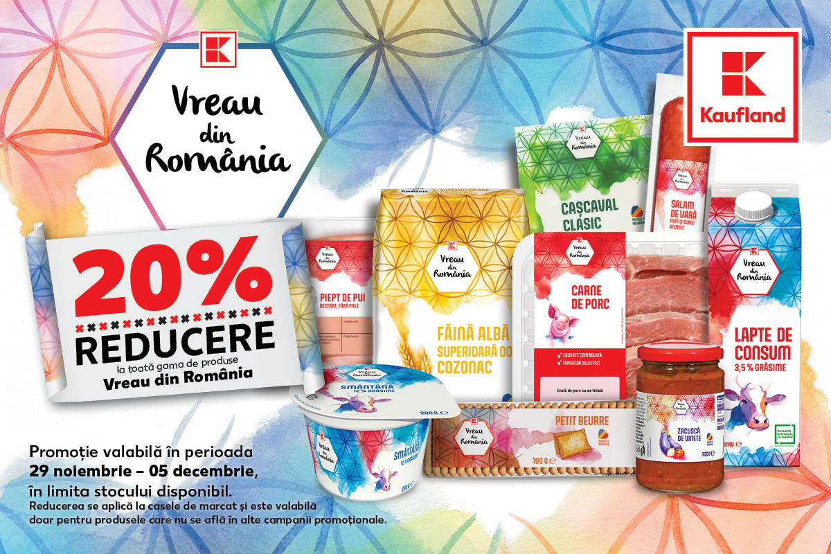 (P) Vreau din România: Sărbătorește Ziua României cu produse 100% autohtone