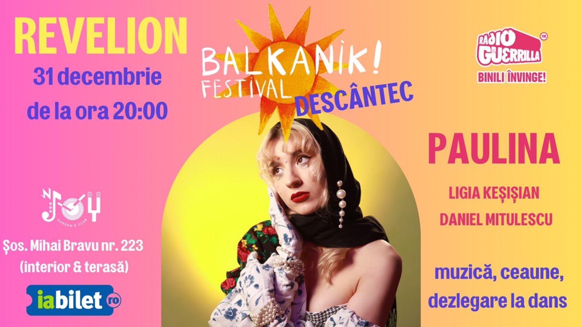 Balkanik Festival lansează seria de petreceri DESC&Acirc;NTEC!