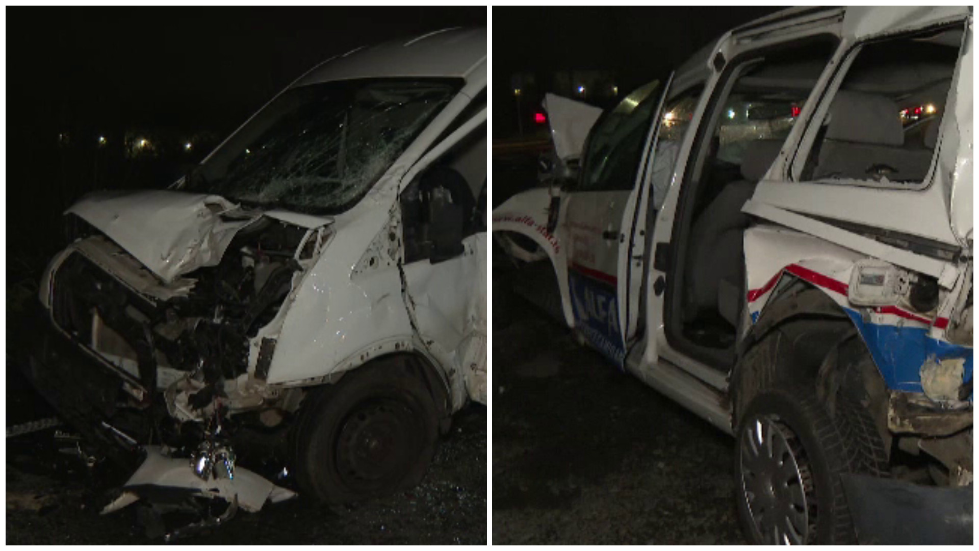 Accident în lanț cu 55 de persoane, în Timișoara. O mașină a fost lovită din spate de o alta, și aruncată într-un autocar