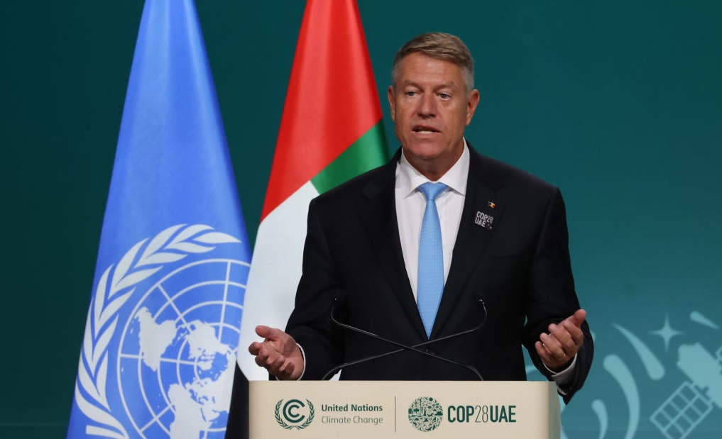 Iohannis anunță că România şi-a redus emisiile de gaze cu efect de seră, dar șeful summitului COP28 spune că nu era nevoie