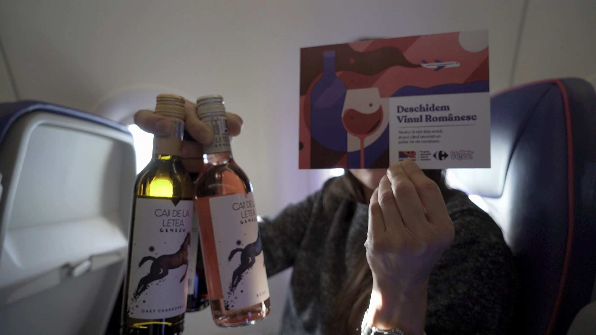 (P) Vinul românesc, degustare la 2.000 de metri, o inițiativă Carrefour și Wizz Air. Mereu la înălțime