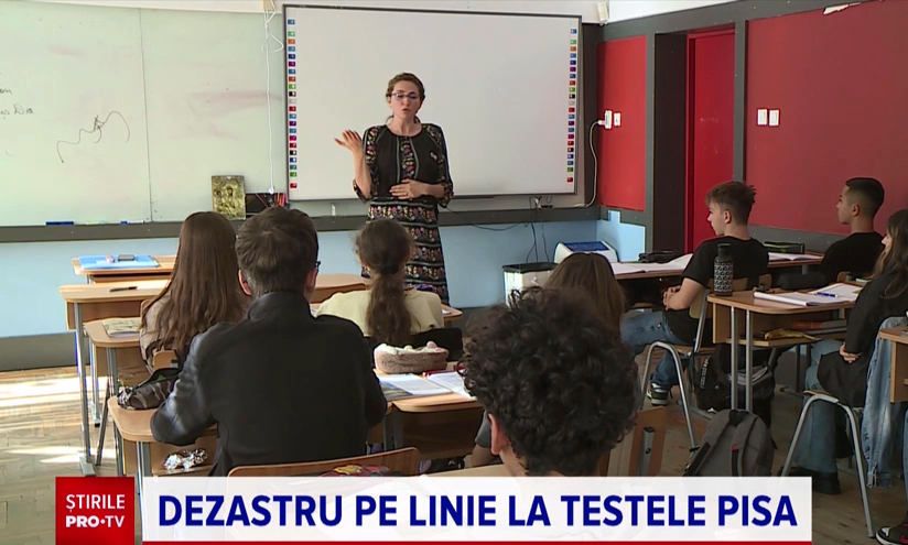 Rezultate PISA 2023: România, penultimul loc din UE. Aproape jumătate dintre elevii români sunt analfabeți funcțional