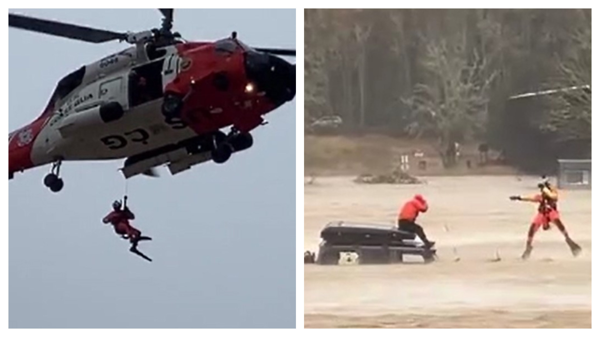 Inundațiile fac ravagii în SUA. Mai mulți oameni au fost salvați cu elicopterele din mijlocul puhoaielor