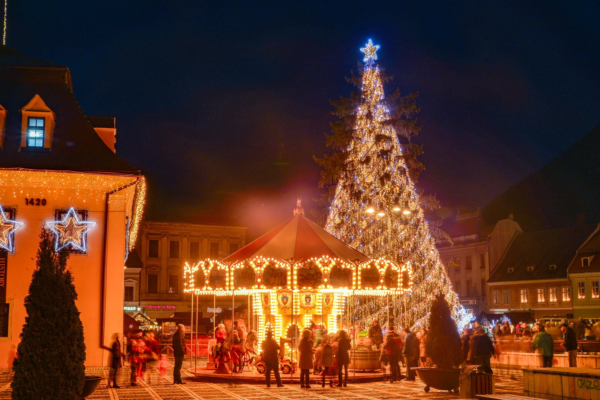 Targul de craciun din Brasov