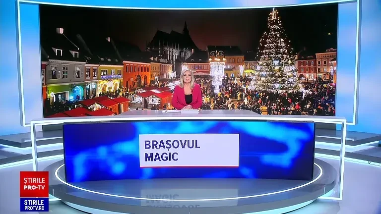 „Mă simt acasă aici”. Crăciun de vis în Brașov. Mii de turiști s-au bucurat în acest weekend de atmosfera festivă