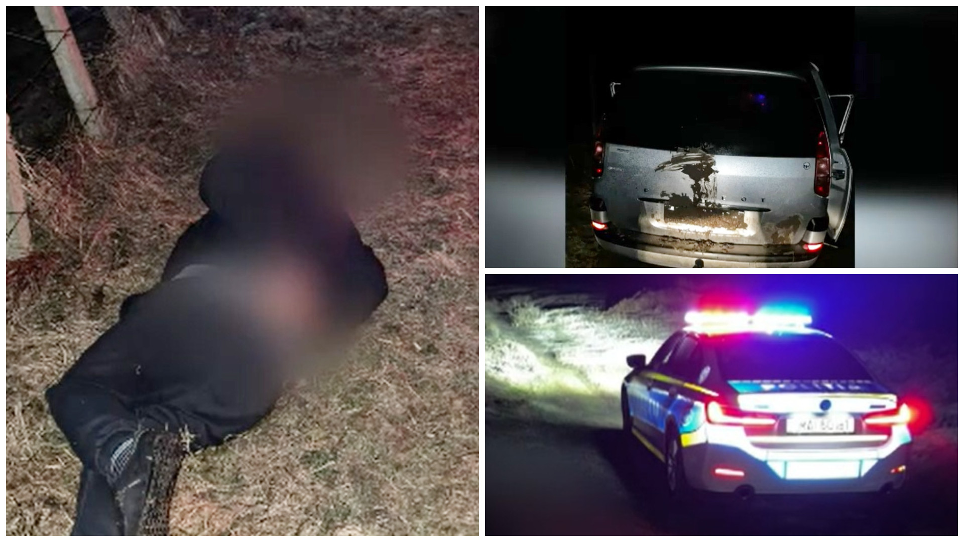 Șoferul oprit cu 14 focuri de armă, arestat de polițiștii din Constanța. Cum a folosit noroiul pentru a nu i se lua urma