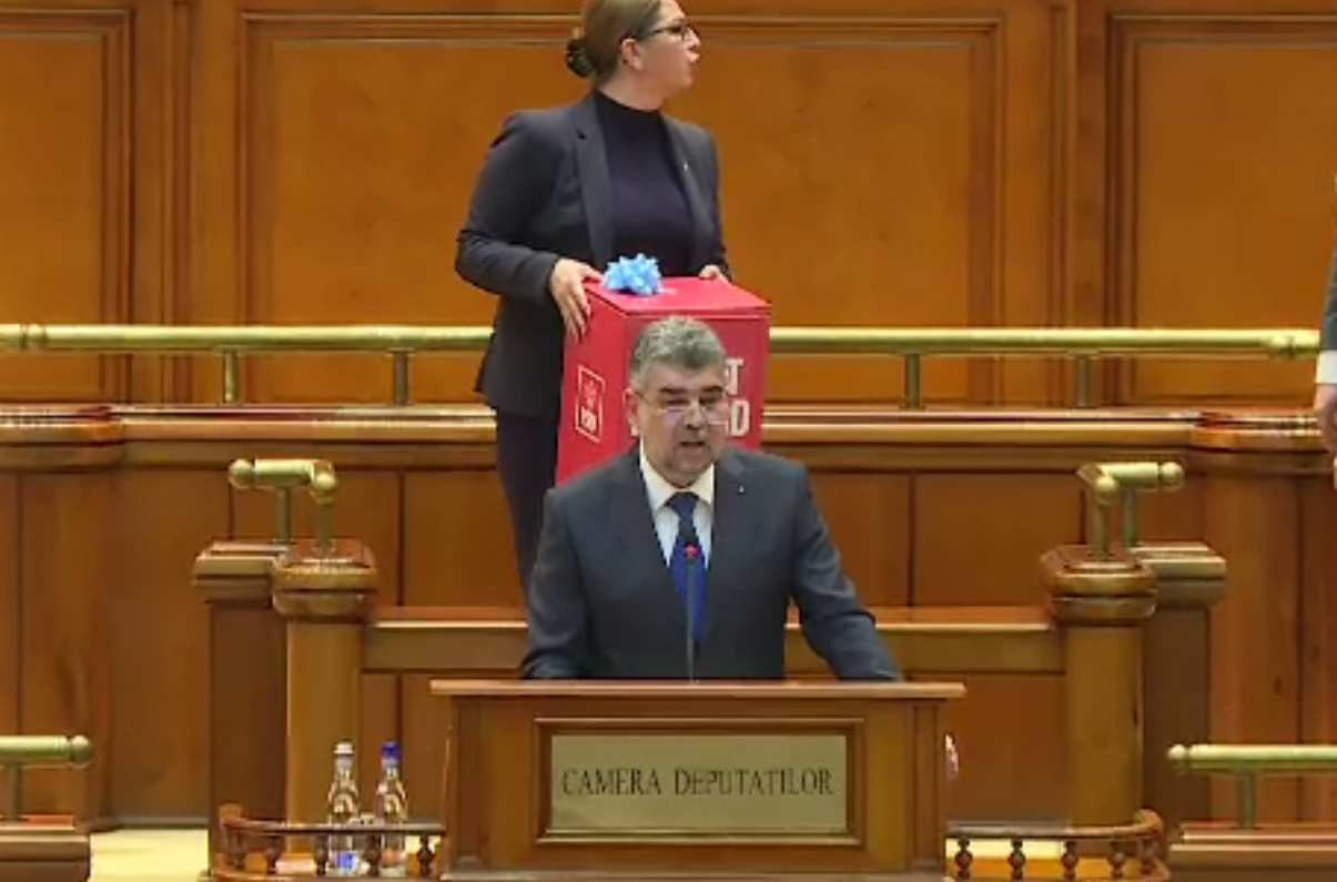 Gafa lui Ciolacu de la tribuna Parlamentului: Vrea investiții cu parteneri străini, precum Coreea de Nord