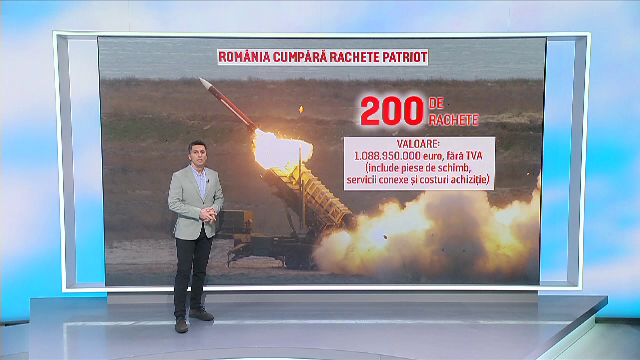 Continuă înarmarea României cu tehnică modernă. Parlamentul a aprobat achiziționarea a 200 de rachete pentru sistemul Patriot