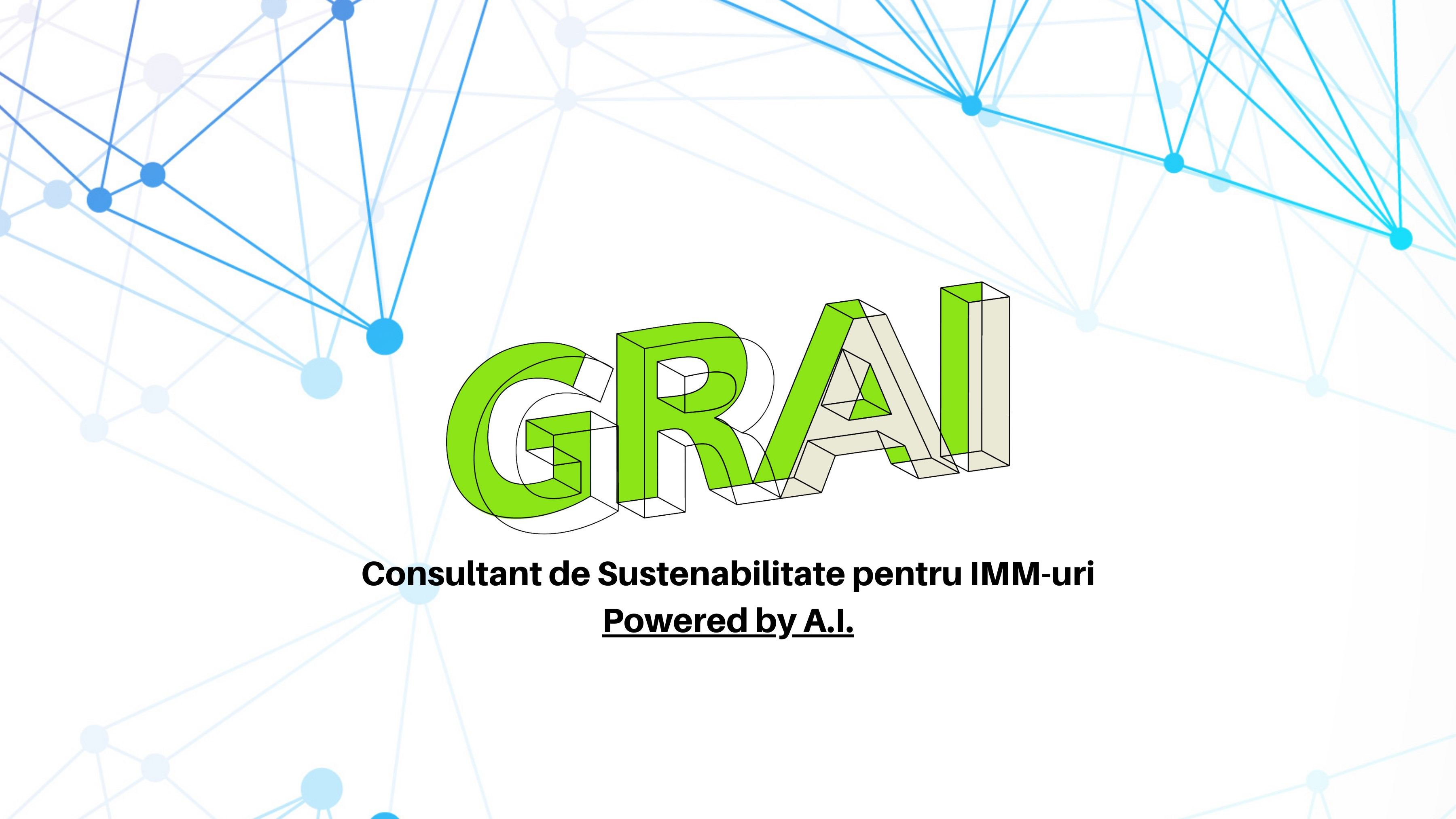 (P) Platforma GRAI folosește inteligența artificială pentru a ajuta IMM-urile din România să devină mai sustenabile