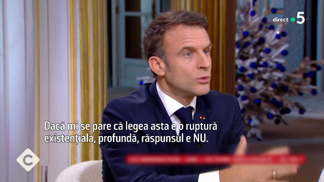 Emmanuel Macron, după ce a promulgat noua lege a imigrației: „Este rezultatul unui compromis. Scutul care lipsea Franței”