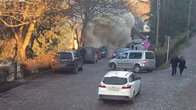 Primele imagini cu prăbușirea internatului din Odorheiu Secuiesc. VIDEO cu momentul