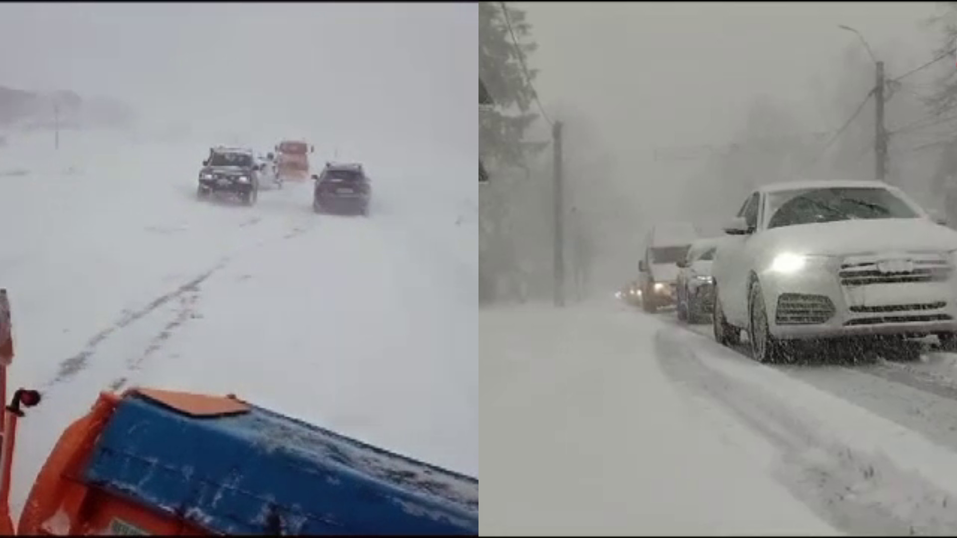 Ninsorile și viscolul s-au dezlănțuit asupra României. Drumul spre stațiuni a fost un calvar. „Nu se mai vede strada efectiv”