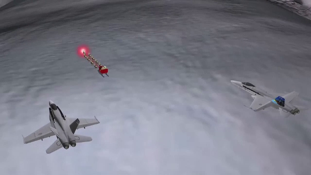 Moș Crăciun și-a început călătoria, iar radarele NORAD urmăresc îndeaproape sania Moșului. Traseul a început în Pacific