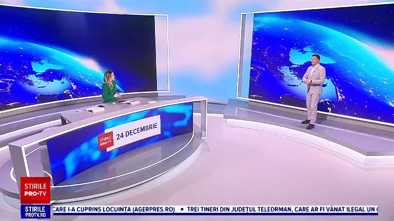 Vremea azi, 24 decembrie. Va fi mai cald decât ar trebui în cea mai mare parte a țării. La munte o să fie viscol