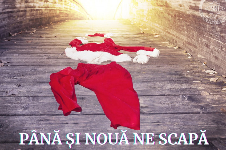 Postare virală de Crăciun. SRI, despre Moș Crăciun: „Până și nouă ne scapă”