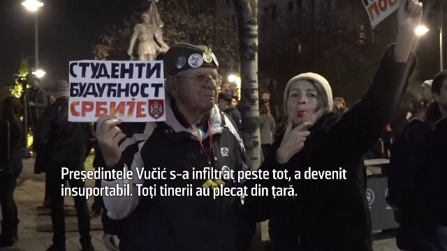 Nou protest în Belgrad. Oamenii avertizează că vor picheta instituțiile statului și vor bloca drumurile din țară