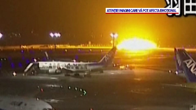Filmul incidentului aviatic din Tokyo. Care este procedura în astfel de cazuri de urgență