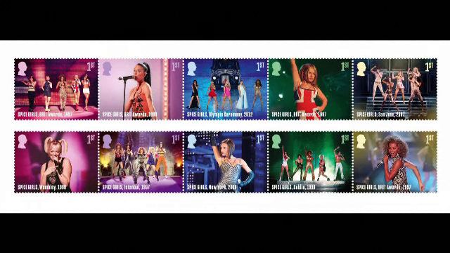 Poșta Regală britanică a emis timbre dedicate trupei Spice Girls. Doar cinci formații au mai primit această onoare