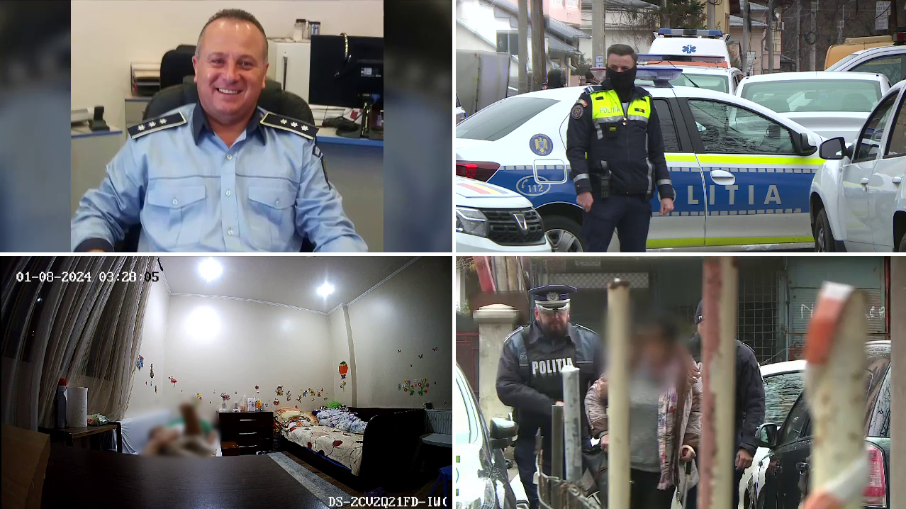 Desfășurare de forțe în Capitală. Fost polițist, ridicat cu forța după ce a amenințat o vecină și s-a baricadat în casă