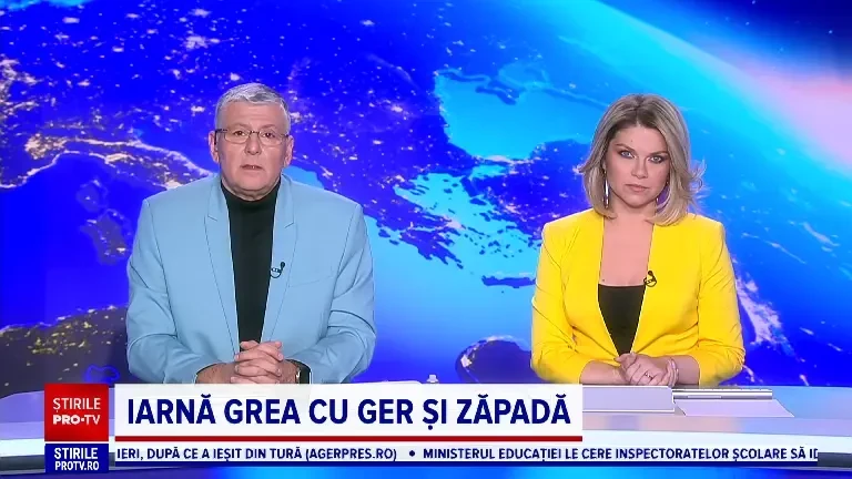 Toate școlile din Iași și-au suspendat cursurile din cauza zăpezii. Mai multe drumuri naționale din Moldova sunt închise