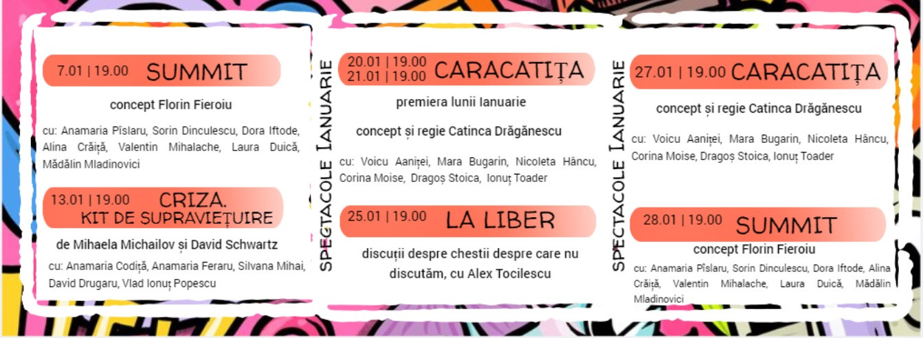 program teatrul masca