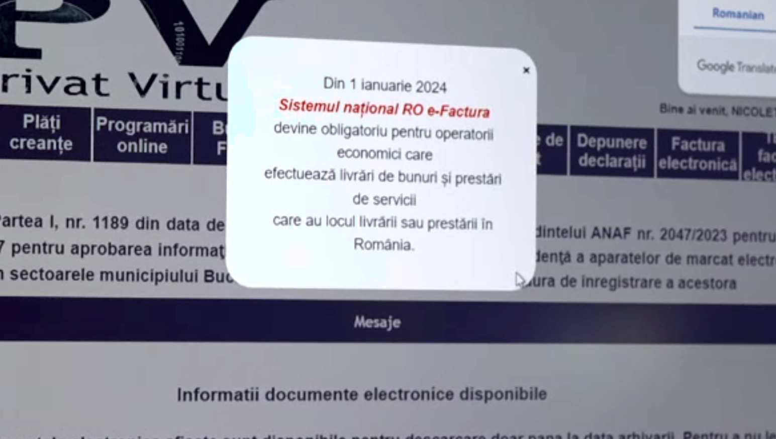 Ministerul Finanțelor a lansat „mini” e-Factura, pe care subliniază că nu va cere bani de la contribuabili. Ce avantaje are