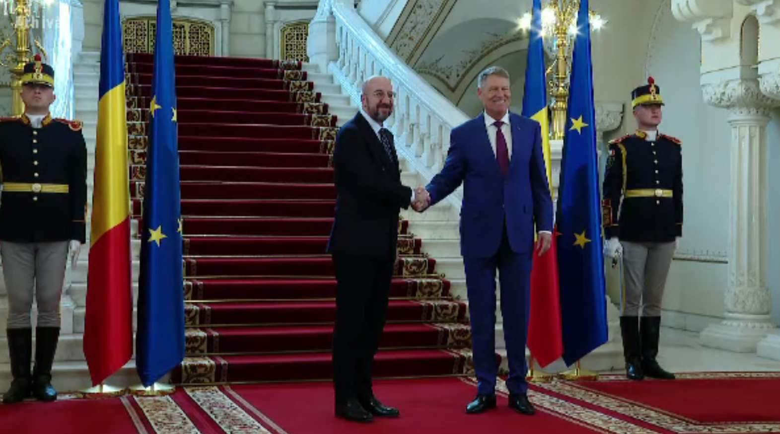 Klaus Iohannis şi Charles Michel găzduiesc o reuniune de lucru dedicată pregătirii viitoarei Agende strategice a UE