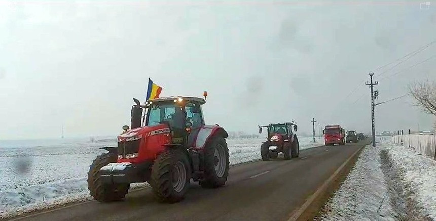 Protest al agricultorilor şi transportatorilor şi în judeţul Timiş. Ei nu vor porni spre Bucureşti
