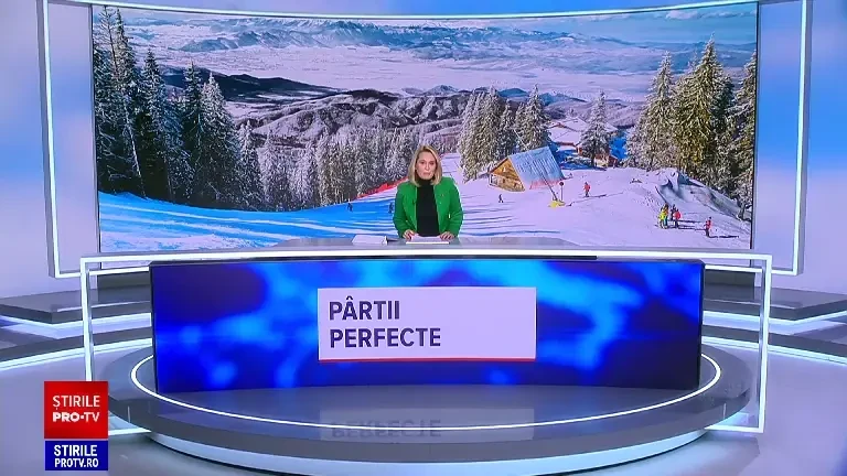 Turiștii se bucură de zăpadă pe pârtiile de ski din România. „Este o atmosferă de vis aici sus la Cota 2000”