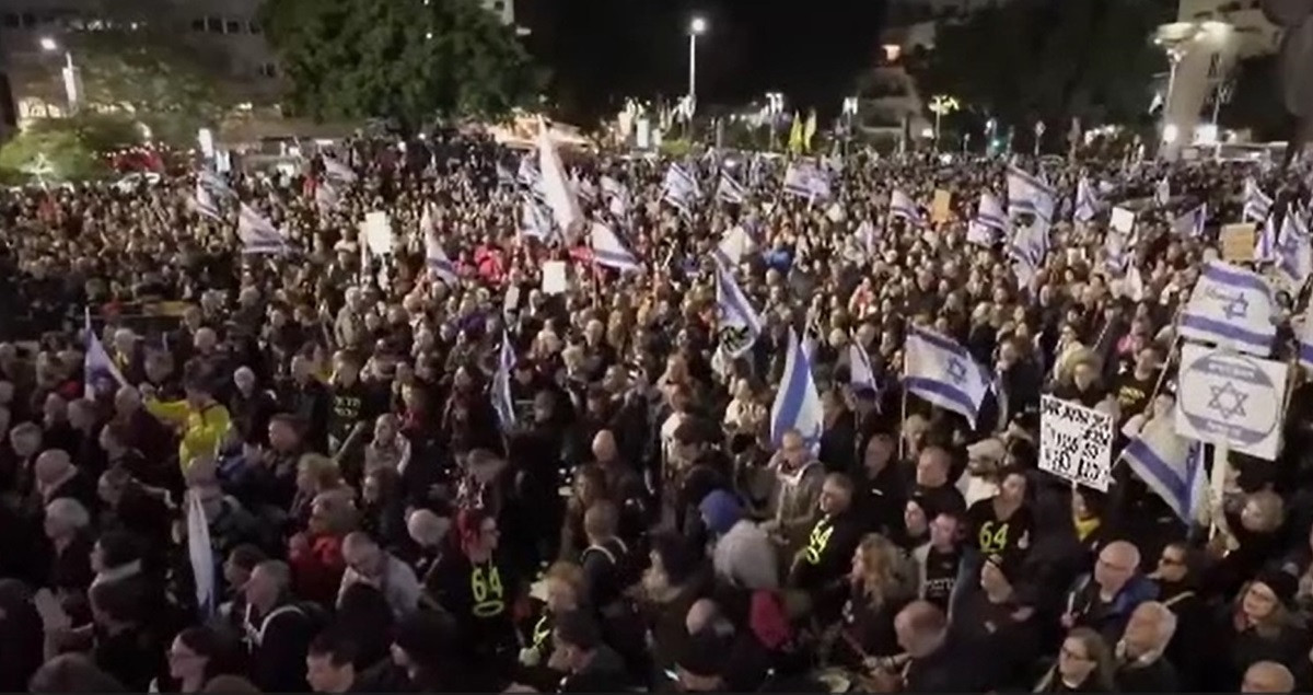 Protest uriaș în Tel Aviv. Peste 100.000 de oameni au cerut demisia premierului Benjamin Netanyahu