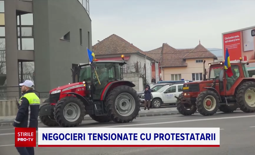 Filmul evenimentelor, a 7-a zi de proteste ale fermierilor și transportatorilor. S-au semnat hârtii, dar situația nu e clară